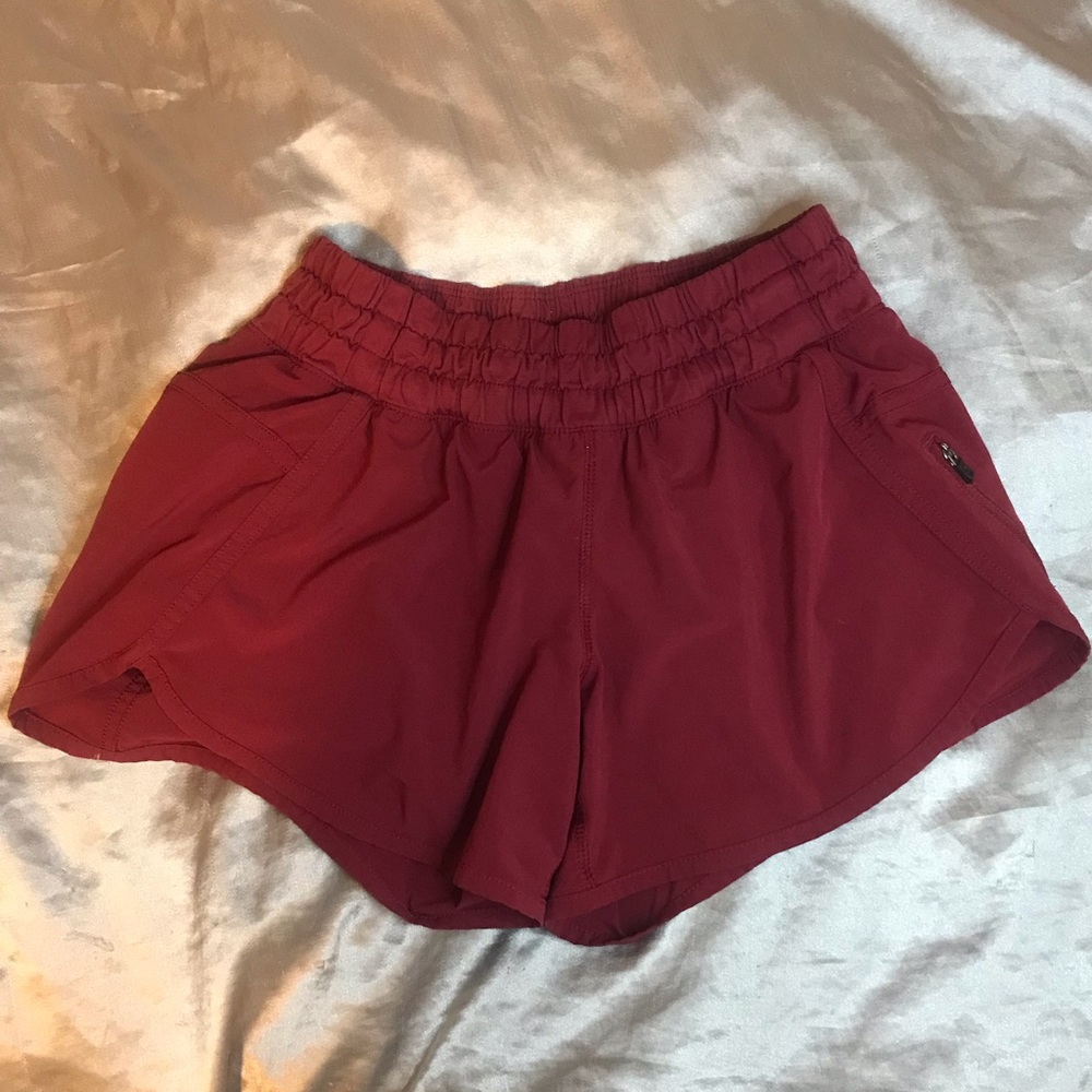 Maroon Lululemon Shorts